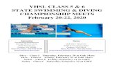VHSL CLASS 5 & 6 STATE SWIMMING & DIVING CHAMPIONSHIP ... · Fairfax, VA 22030 Oakton, VA 22124 Main Number: 703-993-3939 Main Number: 703-281-6501 ... champions as well as the runner-up
