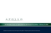 AP Alternative Assets, L.P. Q4 & Full Year 2011 Results …apolloalternativeassets.com/ViewDocument.aspx?f=DUBX_AP... · AP Alternative Assets, L.P. Q4 & Full Year 2011 Results Presentation