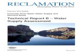 Colorado River Basin Water Supply and Demand Study Technical … · Bureau of Reclamation February 2012 Technical Report B – Water Supply Assessment Colorado River Basin Water Supply
