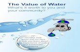 The Value of Water - capcertconnections.files.wordpress.com · Since the earth's gravity causes water to flow downhill, early civilizations dug simple ditches into the ground to make