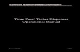 Time Pass Ticket Dispenser Operational Manual · Document #101-0109 3 7/20/06 (Horizontal Type)..... 17