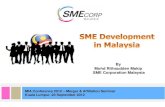 By Mohd Rithaudden Makip SME Corporation Malaysia€¦ · Profile of SMEs in Malaysia SME Development Merger & Affiliation 1 2 3 Contents 2 4 Way Forward. Profile of SMEs in Malaysia