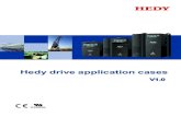 Hedy drive application cases drive application cases.pdf · molds, stamping, injection molding, spraying, plug-in, surface mounting, assembling, etc. ... Hedy inverter application