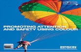 PROMOTING ATTENTION AND SAFETY USING COLOUR€¦ · promotion potential of price labels in retail business. Whether for advertis-ing material, or as useful additional information