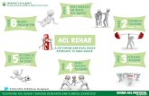 ACL REHAB · ACL REHAB GSSMC ACL PROTOCOL 0-6 weeks 6 wks - 2 yr > 3-4 months > 6 months > 9 months > 1 year Edited April.10.2017 A CRITERION AND GOAL BASED APPROACH TO KNEE REHAB