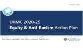 URMC 2020-25...URMC 2020-25 Equity & Anti-Racism Action Plan 2 The year 2020 will be remembered as a time of historic and unprecedented challenge. As the COVID-19 pandemic swept across