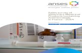 Sales survey of Veterinary Medicinal Products containing ... · ANSES recommended the introduction of longterm tools for monitoring more closely the - administration of antimicrobials