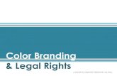 Color Branding & Legal Rightsmstina-color-studies.weebly.com/uploads/3/9/7/3/39737182/colorbrandi… · Color Branding & Trademark Rights COLOUR Branding and Legal Right Even though