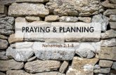 PRAYING & PLANNING - Eagle Christian Churcheaglechristianchurch.com/sermon_files/2018-04-29/sermon.pdf · 2018. 4. 29. · “Praying & Planning” Nehemiah 2:6-8 ^pleased the king