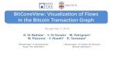 BitConeView: Visualization of Flows in the Bitcoin Transaction Graph DLT workshop... · 2018. 4. 24. · BitConeView: Visualization of Flows in the Bitcoin Transaction Graph G. Di