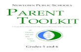 NEWTOWN CHOOLS PARENT TOOLKIT · (blogs, instant messaging, chat rooms, etc.). Talk to your children about the dangers of social networking sites and technology. Anyone they haven't