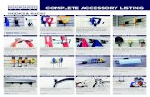 COMPLETE ACCESSORY LISTING - Garage Living · Stores cleaning supplies, automo tive supplies, gardening tools, craft supplies, etc. (#22519) Stores automotive, cleaning, gardening