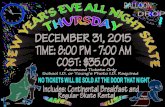 DECEMBER 51, 2015 COST: $55.00 Advanced Tickets Only ... DECEMBER 51, 2015 COST: $55.00 Advanced Tickets
