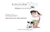 Abstract booklet draft - RP 21June2013Abstract This study presents clinical findings after oral ingestion of Toxocara cati eggs which resulted in rapid pulmonary lung migration and