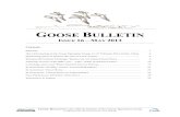 GOOSE BULLETIN - geese.org€¦ · GOOSE BULLETIN – ISSUE 16 – MAY 2013 GOOSE BULLETIN is the official bulletin of the Goose Specialist Group of Wetlands International and IUCN