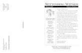 New February 2008 Volume 9, Number 2 - Wittenbergwittenbergleesville.org/files/Witness-Feb08.pdf · 2008. 5. 30. · «AddressBlock» WITTENBERG WITNESS PO Box 3447 + Batesburg-Leesville,