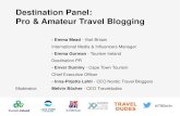 Destination Panel: Pro & Amateur Travel Pro & Amateur Travel Blogging - Emma Mead - Visit Britain International