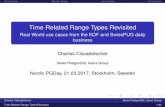 Time Related Range Types Revisited - PostgreSQL wiki · Support in business process re-engineering Co-founder and treasurer of the SwissPUG, the Swiss PostgreSQL Users Group Member