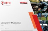 Company Overviewpaxcell.com/IMI - Paxcell 2020b.pdf2018 2017 2016 Revenue by Market Segment Automotive Industrial Multiple Markets 1 Source: * - Manufacturing Market Insider ... Injection