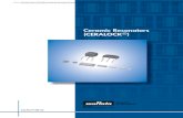 Ceramic Resonators ('CERALOCK') · 2018. 7. 4. · Ceramic Resonators (CERALOCKr)!Note P16E.pdf Jan.15,2014 † Please read rating and !CAUTION (for storage, operating, rating, soldering,