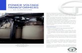 POWER VOLTAGE TRANSFORMERS - Trench Group · Power Voltage Transformers (PVT), also known as a Station Service Voltage Transformers (SSVT) offer the ideal solution. A PVT is a single-phase