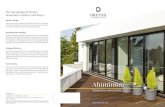 The advantages of Drutex aluminum windows and doors · Aluminum windows and doors are easy to maintain, they do not require time-consuming treatment, and the technologically advanced