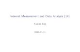 Internet Measurement and Data Analysis (14)kjc/classes/sfc2011f...measurement, data analysis and scalability measurement methods I network bandwidth, data volume, processing power