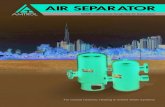 ASME Commercial Tangential Air Separators · Amtrol tangential air separators are designed to create a low velocity vortex that separates and removes entrained air from circulating