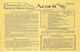 Vol. 15, No. 1 Acorn · Larry Fitzpatrick, Pool Use Chairman, announced that the locks to the bathhouse had been changed to prevent access to the pool through the bathhouse. the board