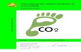 Calculating the carbon footprint of universities · Distances are then estimated by using tools on the internet, or the estimations of the distances that are used for a previous CO2
