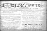 iapsop.comiapsop.com/archive/materials/two_worlds/two_worlds_v42_n2147_jan_1… · MU 5- TWO WORLDS, Jan. IS, 1629 Registered at the G.P.OJ as a Newspaper. i Weekly Journal devoted
