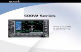 500W Series - Garmin · 2016. 2. 9. · database than in the legacy units. The databases are incompatible between units. The GNS 500W-series units must use a WAAS enabled database.