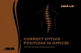 CORRECT SITTING POSITIONS IN OFFICESbib.irb.hr/datoteka/996247.CORRECT_SITTING... · correct to say that “our back hurts because we have been sitting incorrectly for years”. Back