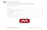 Reference management with Mendeley - moodle.fhgr.ch · Mendeley is a free reference management tool and an academic social network that supports the management of s and the organization,