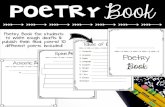 Poetry Book for students to write rough drafts & publish ...missjamiesonfast.weebly.com/uploads/8/3/8/...poetry...• Classes to write poems together • Students to write rough drafts