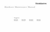 Hardware Maintenance Manualstatic.highspeedbackbone.net/pdf/Lenovo ThinkCentre... · maintenance information. Use extreme care when measuring high voltages. v Regularly inspect and