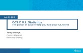 OCLC ILL Statistics - IDS Project · WorldCat Discovery WorldCat.org Institution: NDCLV OCLC Worldshare Interlibrary Loan Cataloging COUNTER Link Resolver WebDewey Assessment Tools