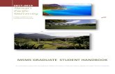 msms graduate student handbook - Pelagicos · Graduate Assistantship 5 MSMS Faculty Advisors 6 Thesis Research Requirements 6 Graduation Requirements 6 Graduate Committees 7 ... as