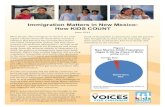 Immigration Matters in New Mexico: How KIDS COUNT...light education issues. Immigration Policies and Enforcement, and Deportation: Effects on Children A 2010 international study of