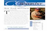 CQR Slow Food Movement - WordPress.com · CQ Researcher(ISSN 1056-2036) is printed on acid-free paper. Published weekly, except March 23, July 6, July 13, Aug. 3, Aug. 10, Nov. 23,
