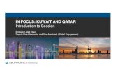 IN FOCUS: KUWAIT AND QATAR AIEC 2015/1064_Abid_Khan.pdf · Prof. Abid Khan In Focus: Qatar and Kuwait 5th October, 2015 2 The ME seeks a stronger role in the global innovation system