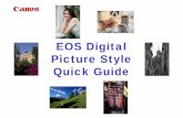 EOS Digital Picture Style Quick Guide - MMT Observatorycholla.mmto.org/photography/gear/repair/5dmanual/Picture_Style_Qu… · Picture Style Quick Guide. What is “Picture Style”?