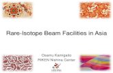 Rare-Isotope Beam Facilities in Asia · ACM1 20kW 20kW Diag. Beam dump 10MeV, 2 mA 50MeV, 2 mA Diag. Beam dump Phase-1 : 2009 – 2013 Phase-2 : 2013 – 2017 VECC-TRIUMF MOU phase-1