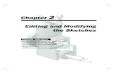 Chapter 2 Editing and Modifying the Sketches · 2005. 1. 28. · Editing and Modifying the Sketches 2-3 Extending the Sketched Entities The Extend Entities tool is used to extend