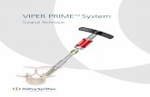 VIPER PRIME TM Systemsynthes.vo.llnwd.net/o16/LLNWMB8/US Mobile/Synthes... · Product Overview Introduction Minimally invasive surgical techniques to perform spinal stabilization
