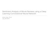 Sentiment Analysis of Movie Reviews using a Deep Learning … · 2020. 6. 12. · Introduction • Sentiment analysis (opinion mining) • Task of identifying and classifying the