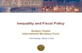 Inequality and Fiscal Policy - G-24g24.org/.../11/IMF_Inequality-and-Fiscal-Policy.pdf · The contribution of fiscal policy to reduce inequality is smaller in developing countries