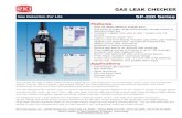 AS LEAK CHECKER - astream-sb.comastream-sb.com/files/brochure/SP-220_brochure.pdfAS LEAK CHECKER Gas Detection For Life SP-220 Series World Leader In Gas Detection & Sensor Technology