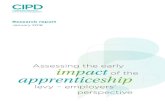 Assessing the early impact apprenticeship · 2018. 1. 18. · apprenticeship starts since April 2017 when the apprenticeship levy and associated funding reforms were introduced: over