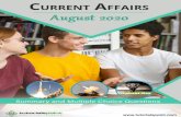 Current Affairs - August 2020 - Tutorialspoint · Current Affairs – August 2020 i Current Affairs ─ August 2020 This is a guide to provide you a precise summary and a huge collection